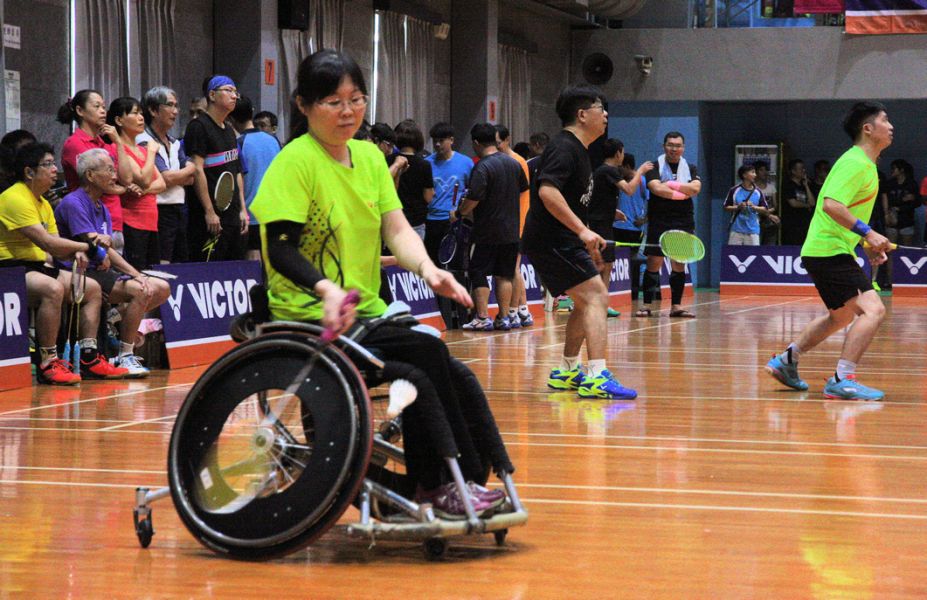 大會今年更新加入輪椅項目，推廣鼓勵身心障礙者踏上運動舞台。圖/主辦單位提供