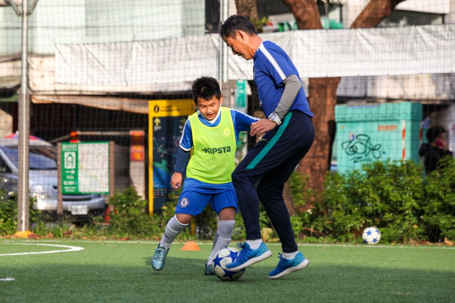 陳信安足球學校這次徵選1月18日前截止報名。圖/陳信安足球學校提供