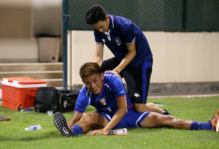 陳柏良仍是台灣男足關鍵中場戰力。中華民國足球協會提供
