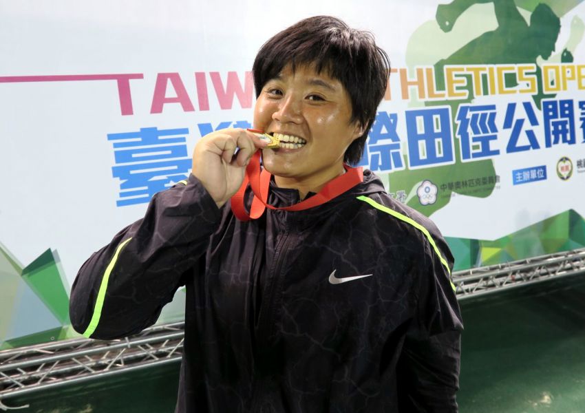 林家瑩第四度入選亞運田徑國手。資料照片。