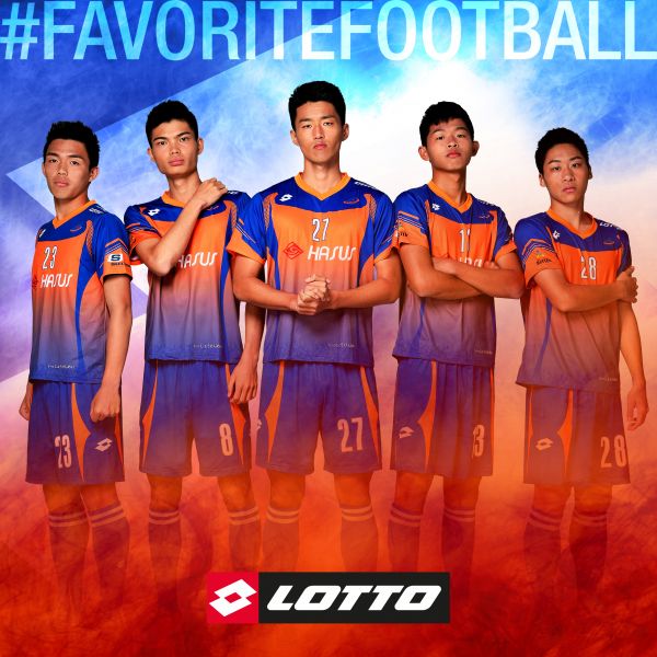LOTTO與惠文高中合作設計全新系列服裝，致力扎根基層足球。圖/LOTTO提供