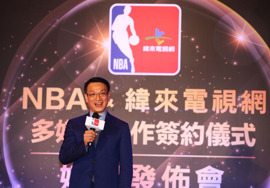 NBA中國首席營運長錢軍。圖/李天助攝