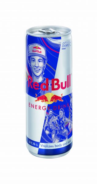 Red Bull x 戴資穎限定罐。紅牛提供