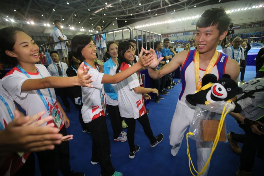 李智凱這面金牌是我國世大運史上第二面。李天助攝