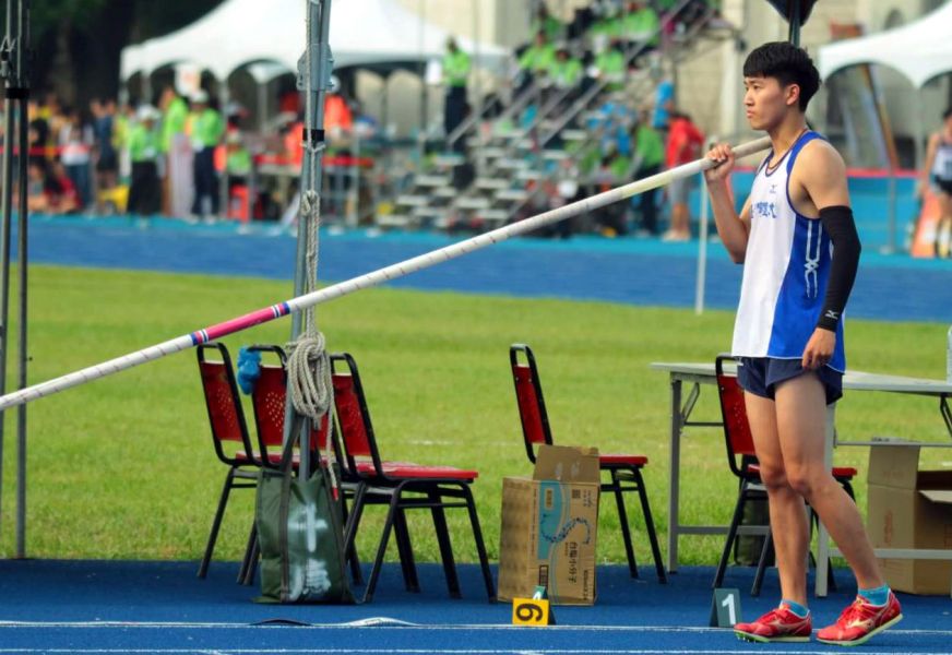 許德敬成為台灣第20位跳過5公尺的選手。許德敬／提供。