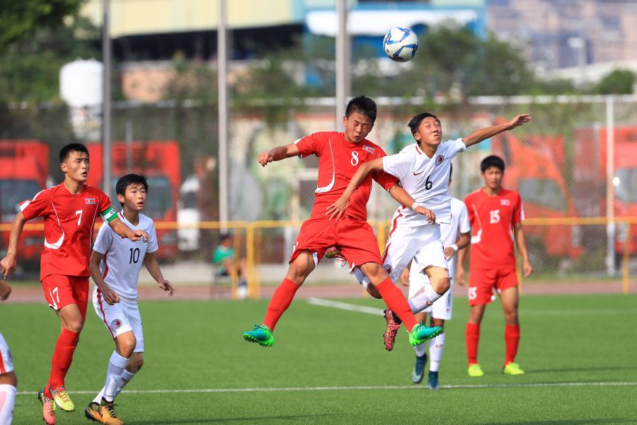 台灣小將雖然贏球，但仍無緣晉級。中華民國足球協會提供
