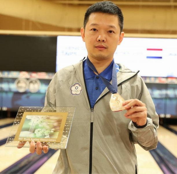 吳浩銘成台灣第二位世錦賽男子個人冠軍。吳銘浩提供