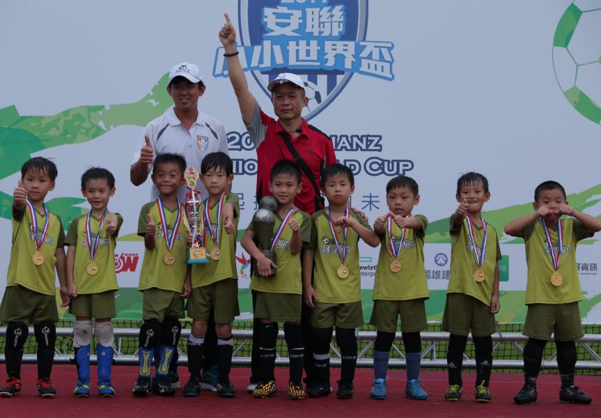 U6冠軍隊伍炫風幼兒足球隊。圖/大會提供