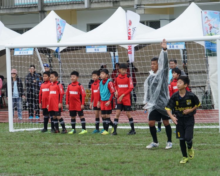 YAMAHA踢球趣隊在清大南大校區進行預賽。圖/主辦單位提供