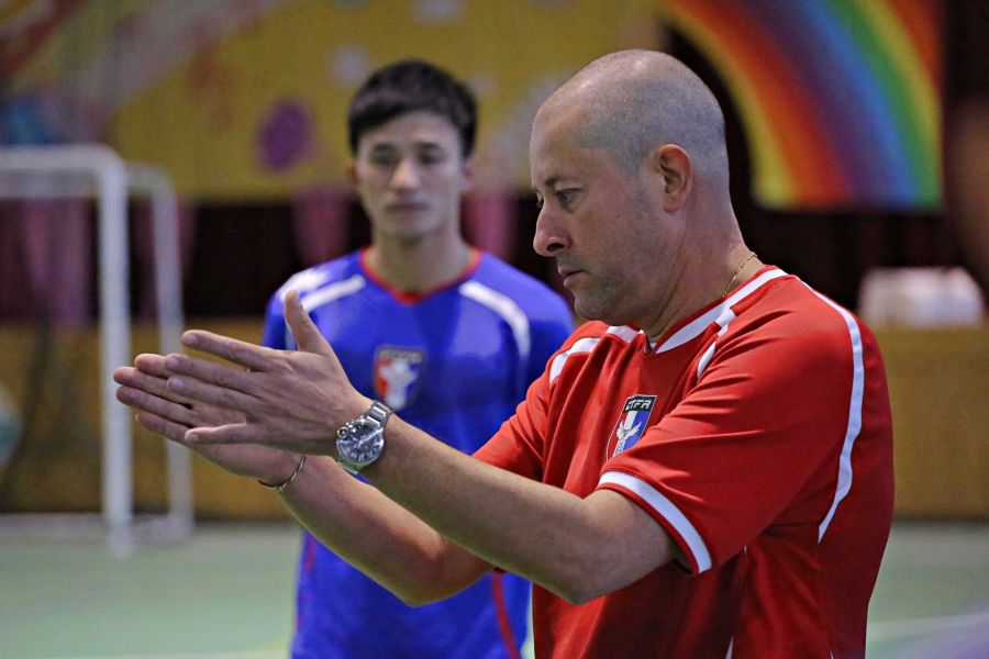 中華5人制足球總教練阿迪爾。中華民國足球協會提供
