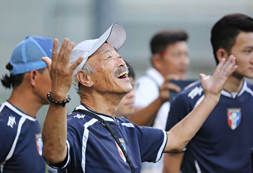 台灣男足的日本籍總教練黑田和生。中華民國足球協會提供