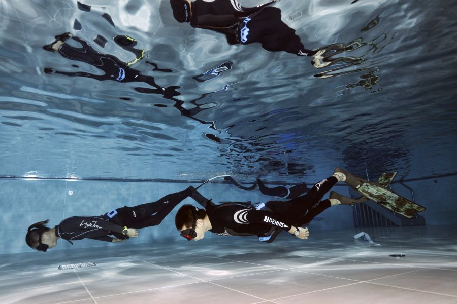自由潛水目前也是廣受許多年輕人的喜愛。潛立方旅館提供