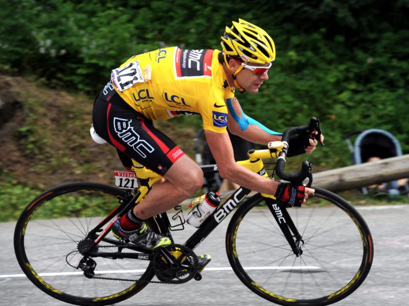 2011年環法大賽黃衫得主澳洲〝冏爺〞卡德‧伊文斯(Cadel Evans)將挑戰台灣登山王。BMC車隊／提供。