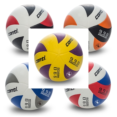  CONTI990系列頂級超世代橡膠排球共有五款。