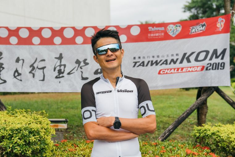 「最強素人」范永奕經過車禍後重返KOM。中華民國自行車騎士協會提供