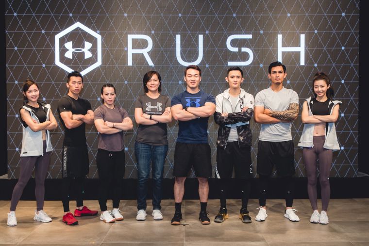 「UA RUSH」系列服飾透過創新「礦物纖維布料」強化運動表現，幫助運動員突破1%的臨界點、創造極限！
