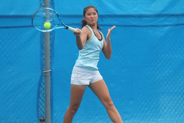 林立心無緣取得全排賽事生涯首勝。中華民國網球協會提供
