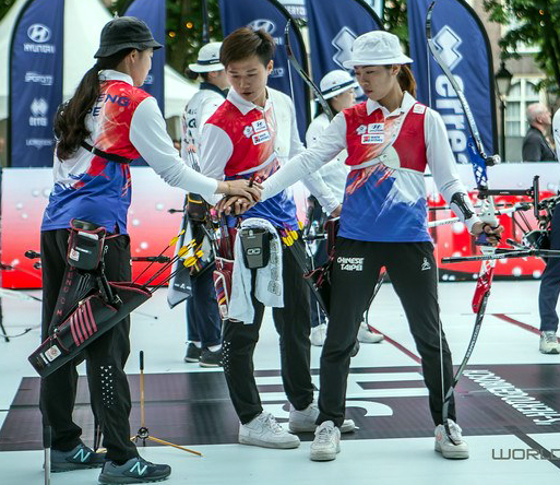 中華隊首奪世界射箭錦標賽女子反曲弓團體金牌。取自／世界射箭總會官網。