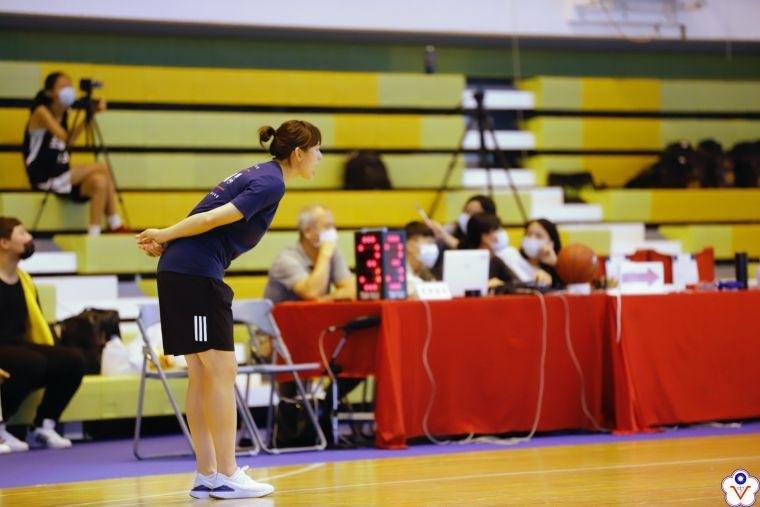 前中華女籃國手楊雅惠掌兵符的土庫女籃超強。大會提供