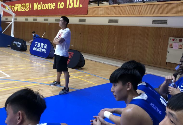 前中華男籃射手「神奇小子」羅興樑接任文化教練處女秀。大會提供