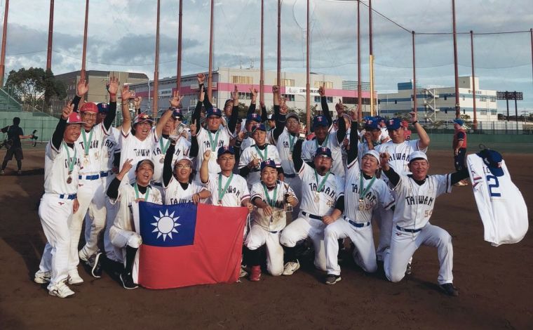 台灣代表戰神身障棒球隊。