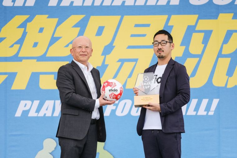台灣山葉機車奧谷賢宏總經理感謝sfida大力支持 協助YAMAHA CUP賽事全面升級。大會提供