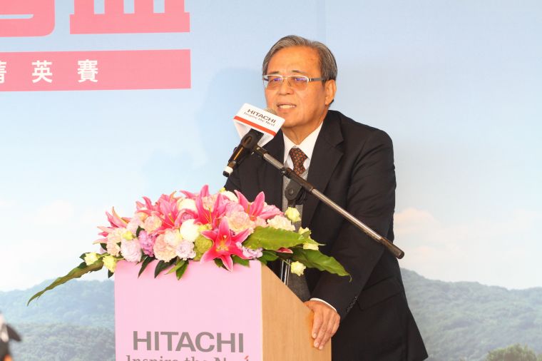 台灣日立江森自控股份有限公司總經理張簡敏杰記者會致詞。