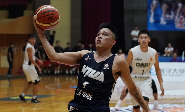 台藝大陳懷安本季首戰拿下11分7籃板7助攻。