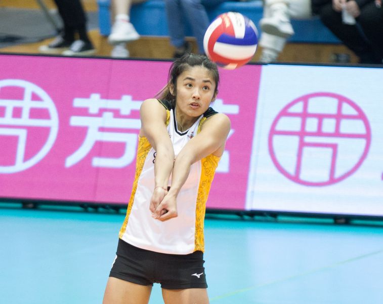 台電女排-張秝芸。中華民國排球協會提供