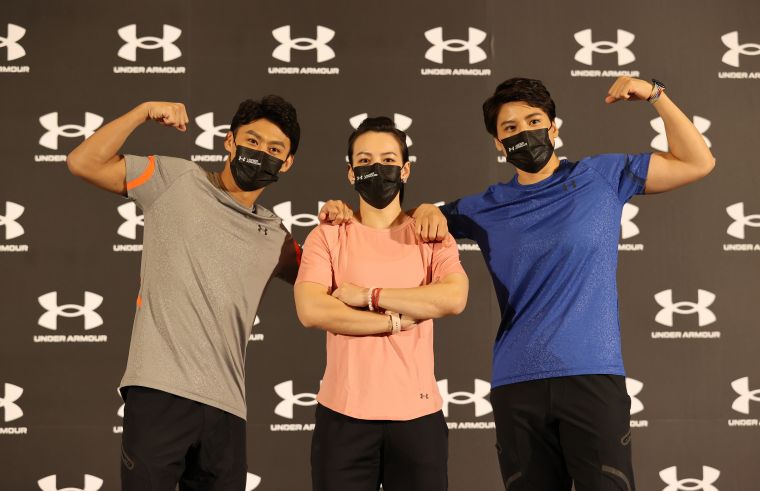 UA team的東奧選手楊勇緯(左起)、郭婞淳和陳念琴都準備重返訓練。李天助攝