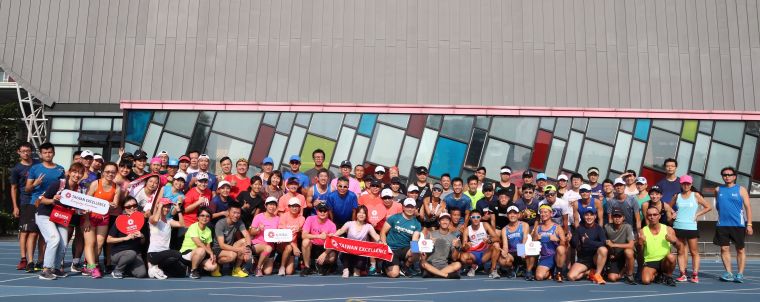 跑者們各個活力滿滿意志堅強，希望讓臺灣再次奪得世界的目光。大會提供