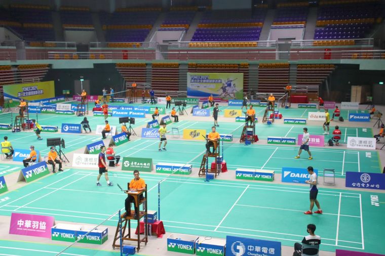 二次排名賽會師屏東 千名好手齊聚開戰。中華民國羽球協會提供