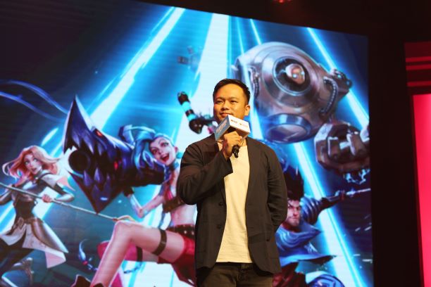 圖2.Riot Games東南亞總經理Justin Hulog 親臨發表會，帶來遊戲的特色介紹。官方提供