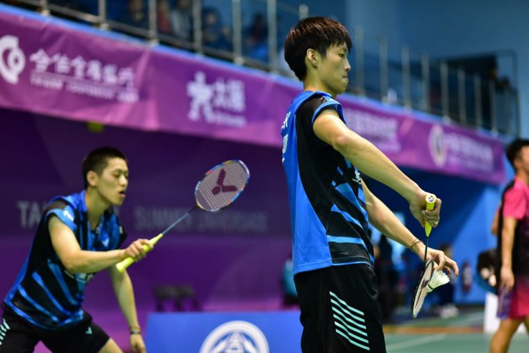 圖3.李哲輝(左) 楊博軒 (右)。中華民國羽球協會提供