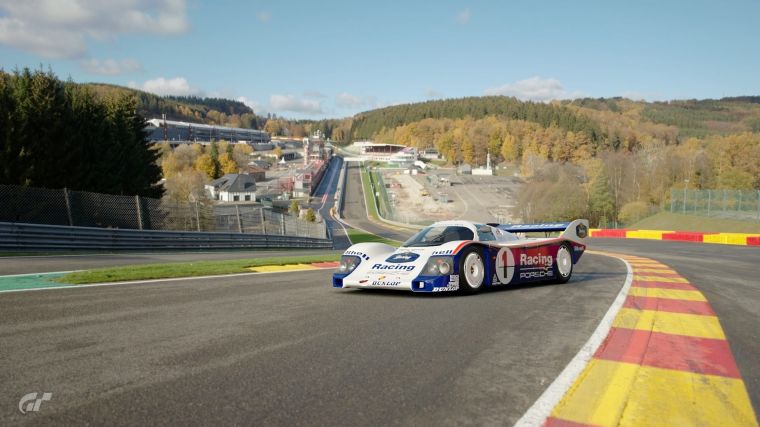 保時捷962C於Gran Turismo Sport遊戲畫面。官方提供