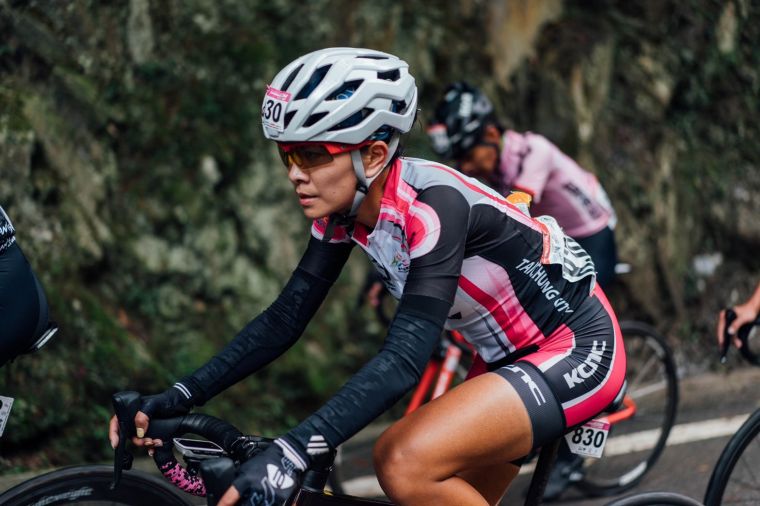 女子總排第一曾可妡己經是一位媽媽車手。中華民國自行車騎士協會提供