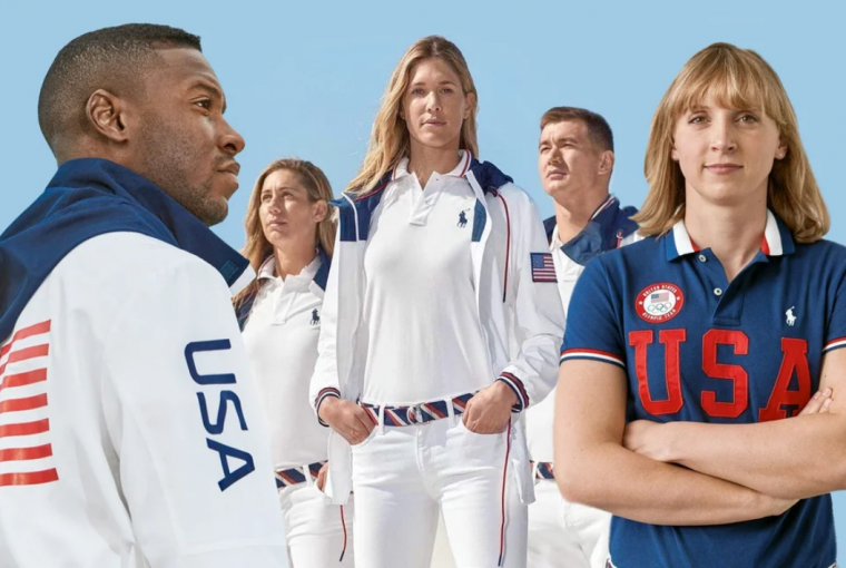 Ralph Lauren為美國東奧選手設計的服裝。官方提供
