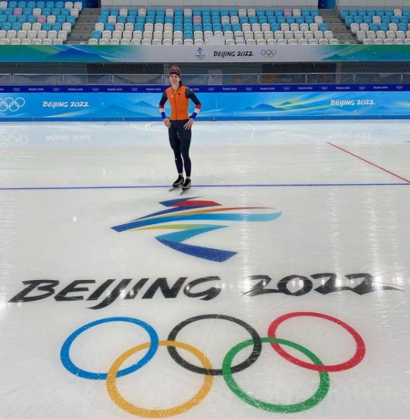 伍絲特已經抵達北京冬奧。摘自伍絲特IG