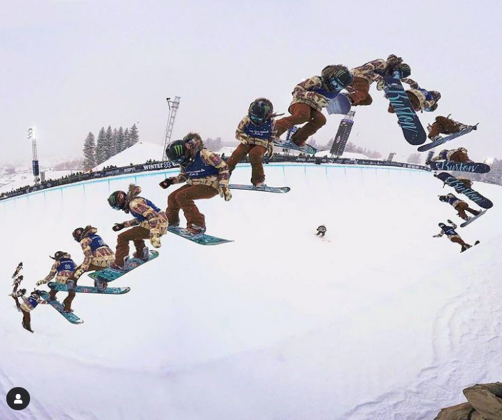 韓裔美籍單板滑雪女將克洛伊金(Chloe Kim)將挑戰二連霸。摘自克洛伊金IG