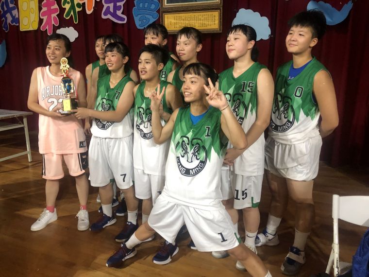 新科JHBL冠軍賽MVP張聿嵐首擔綱的陽明排民族盃高中甲組第四。大會提供