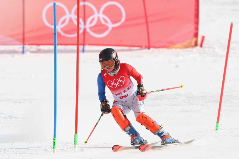 李玟儀完成冬奧初體驗。中華奧會提供