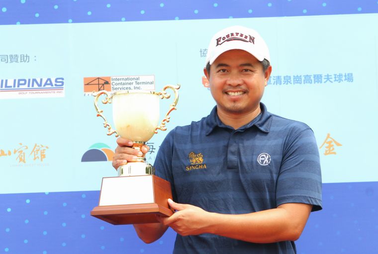 泰國韋蘇逆轉奪下2019大安TPGA公開賽冠軍。鍾豐榮攝影