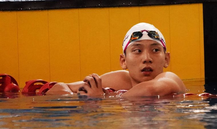 王冠閎有機會挑戰台灣泳壇奧運新紀錄。資料照片