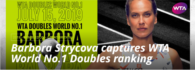 謝淑薇的雙打搭檔躍居世界雙打球后。摘自WTA官網