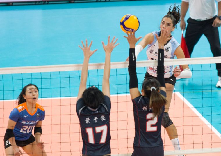 臺北鯨華 Jessica拿下全場最高21分。中華民國排球協會提供