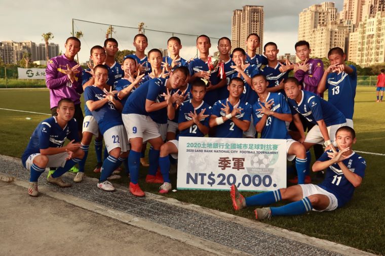 臺南市拿下全國城市對抗賽U18組季軍。足協提供