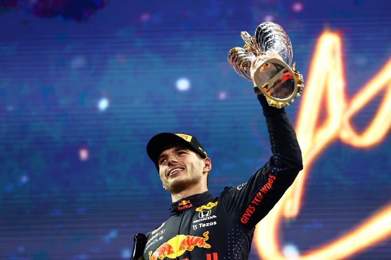 維斯塔潘（Max Verstappen）榮獲2021年F1一級方程式賽車世界冠軍。官方提供