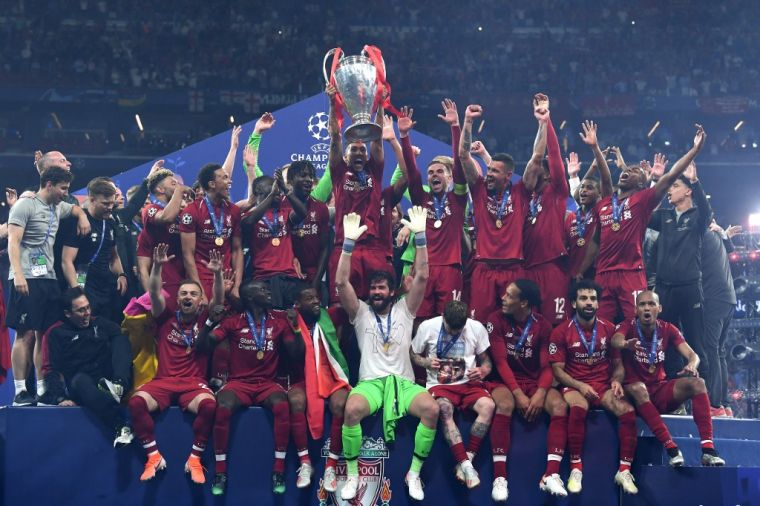 利物浦奪得隊史第６個歐冠冠軍。（法新社）