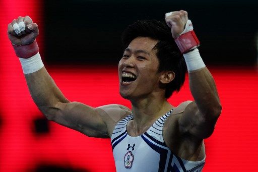李智凱奪下台灣睽違26年的世錦賽銀牌。法新社