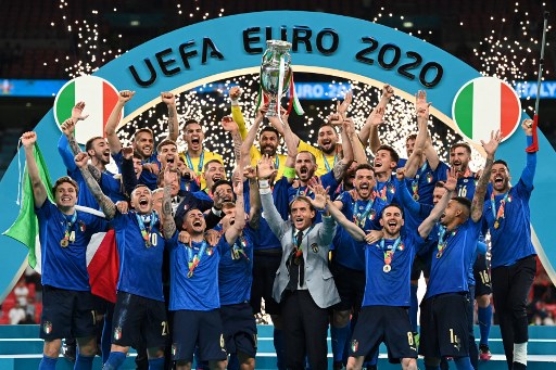 義大利暌違53年再度奪下歐國盃冠軍！法新社